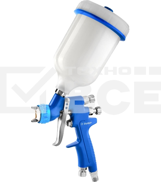 ЗУБР Краск. пнев. 'ПРОФЕССИОНАЛ' 'ПРО 300', HVLP, c верхним бачком, 1,4мм 06453-1.4