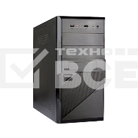 Компьютерный корпус Exegate EX284018RUS Minitower BA-201 Black, mATX, <AA350, 80mm>, 2*USB, Audio