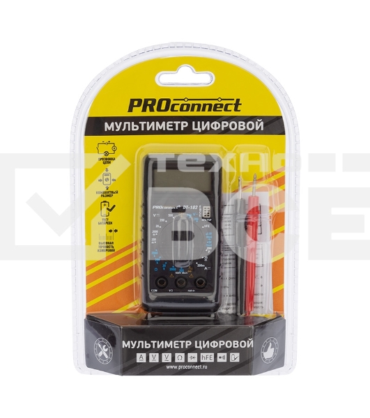 Портативный мультиметр М-182 (DT-182) PROconnect