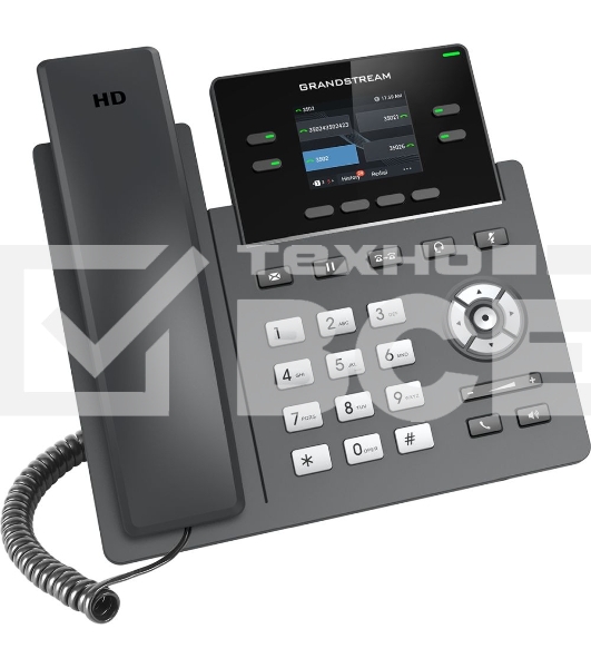 Телефон IP Grandstream GRP-2612P черный