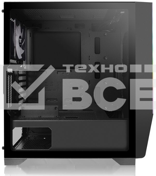Компьютерный корпус Thermaltake H550 TG RGB черный без БП ATX 5x120mm 5x140mm 2xUSB2.0 1xUSB3.0 audio bott PSU
