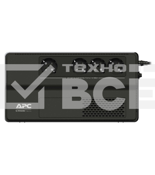 Источник бесперебойного питания APC Back-UPS BV650I-GR 375Вт 650ВА черный