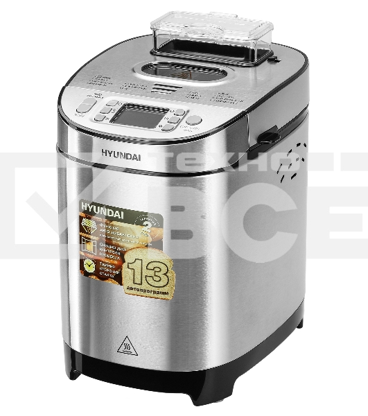 Хлебопечь Hyundai HYBM-M0313G 600Вт серебристый/черный