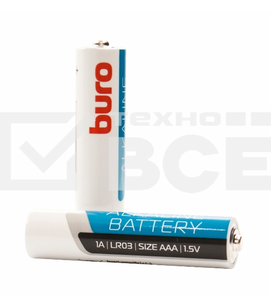 Батарея Buro Alkaline LR03 AAA (4шт) блистер