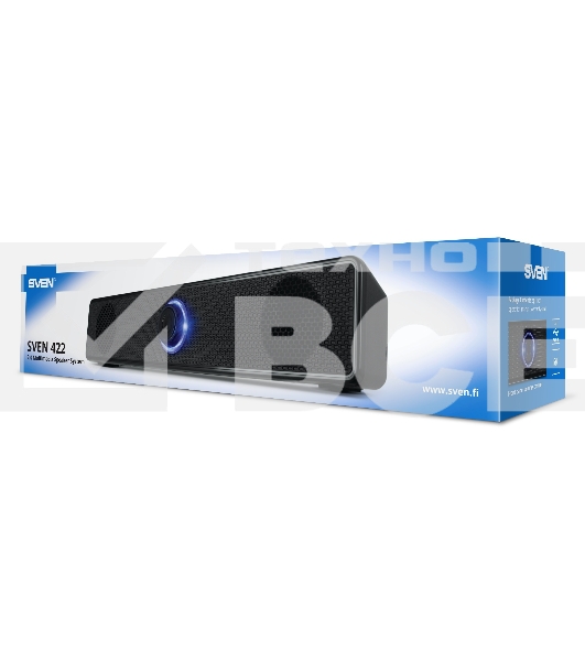 Компьютерная акустика Sven 2.0 Sven 422 черная (6 Вт, питание USB)