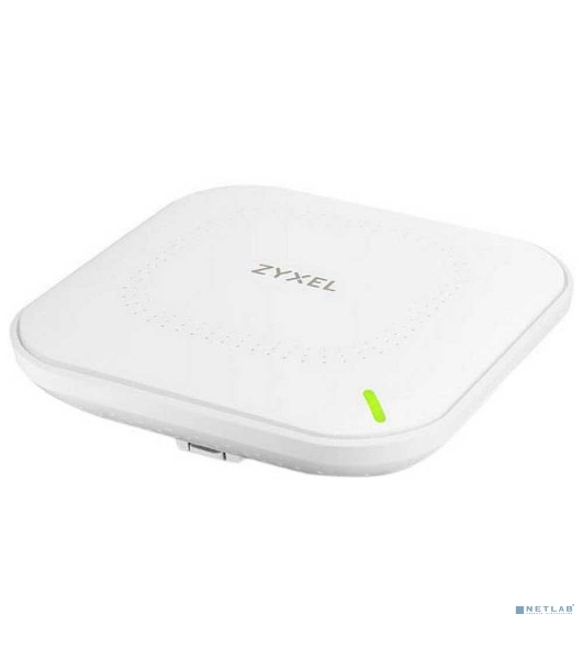Гибридная точка доступа Zyxel NebulaFlex NWA90AX, WiFi 6, 802.11a/b/g/n/ac/ax (2,4 и 5 ГГц), MU-MIMO, антенны 2x2, до 575+1200 Мбит/с, 1xLAN GE, PoE, защита от 4G/5G, БП в комплекте