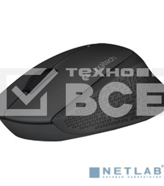 Мышь беспроводная Logitech M280 черный, 1000 dpi, радиоканал, USB, кнопки - 3