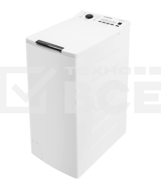 Стиральная машина Maunfeld MFWM128WH белый, загрузка  вертикальная 7,5 кг, 1200 об/мин., класс: А+++
