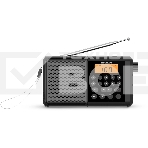 Радиоприемник портативный Hyundai H-PSR115, USB, microSD, черный, фото5