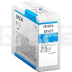 Картридж струйный EPSON T8502 (C13T850200) голубой (80 мл.) для SureColor SC-P800, фото2