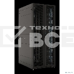 Шкаф серверный ПРОФ напольный 42U (800  1200) двери двойные перф. 2 шт., черный, в сборе, фото3
