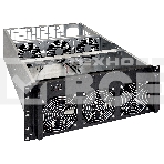 Корпус для майнинга ExeGate EX288960RUS Pro 8-650 <без БП, 2*USB, 6*fan 120мм, места под: 8 видеокарт, 1 БП>, фото10