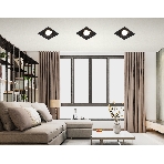 Светильник Ambrella light TN1144 BK черный IP44 GU5.3 95*95*38, фото3