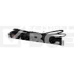 Блок розеток 19 (8шт)PDU с LED выкл.алюм.профиль 1U шнур 2м вилка DIN49440 (нем.станд.)  PH12-8D1  ITK, фото 1