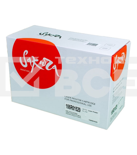 Картридж Sakura 106R01529 для Xerox WC_3550, черный, 5000 к.
