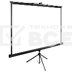Экран Cactus 200x200см TriExpert CS-PSTE-200х200-BK 1:1 напольный рулонный, фото5
