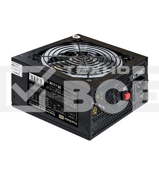 Блок питания ExeGate EVO600-LT (EX289070RUS), 600Вт, 120мм, черный