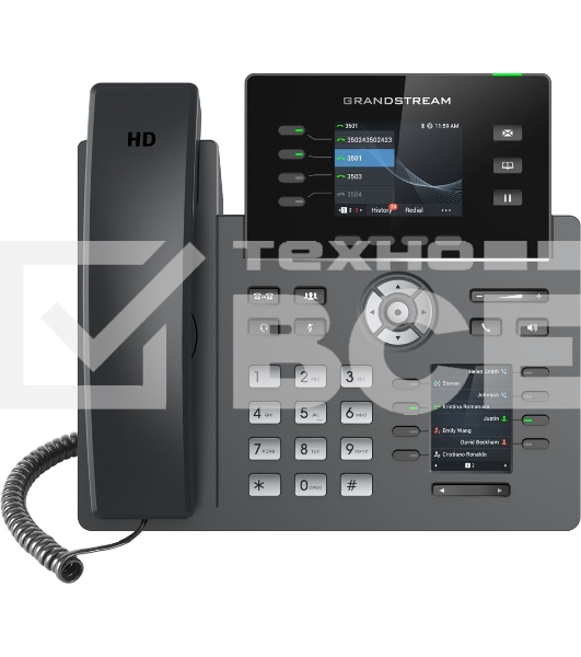 Телефон IP Grandstream GRP-2614 черный
