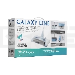 Электровеник Galaxy Line GL 6430, белый, 15 Вт, объём контейнера 0,5 л, Li-ion аккумулятор 1500 мА•ч, напряжение акк. 3,7 B, индикатор зарядки аккумулятора, зарядка в течение 5 часов, продолжительность уборки до 60 минут, тряпка для влажной уборки в компл, фото 1