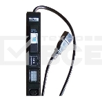 Вертикальный блок розеток, 4xC19 + 20xC13, 250V, 16A, A/V-метр, шнур 3 метра, вилка C20, фото3
