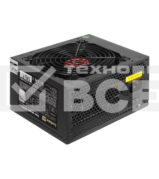 Блок питания ExeGate 500PPH-LT-S-OEM (EX282040RUS-OEM-S), 500Вт, 80 PLUS, 120мм, черный