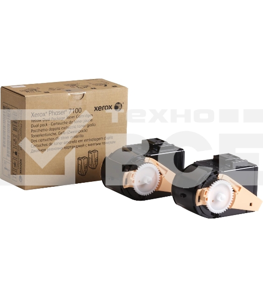Картридж лазерный Xerox 106R02611 желтый для Xerox Ph 7100 (9000 cтр) (Channels)