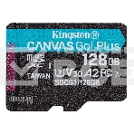 ФлешКарта Kingston 128GB microSDXC Canvas Go Plus 170R A2 U3 V30 Single Pack w/o ADP EAN: 740617301243, фото4