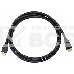 Кабель аудио-видео Cactus CS-HDMI.1.4-1.8 HDMI (m)/HDMI (m) 1.8м. Позолоченные контакты черный