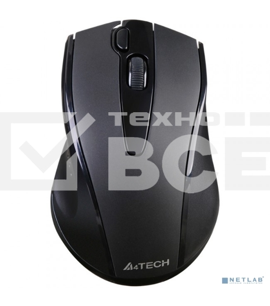 Мышь беспроводная A4Tech G9-500FS черный, 1200 dpi, радиоканал, USB, кнопки - 4