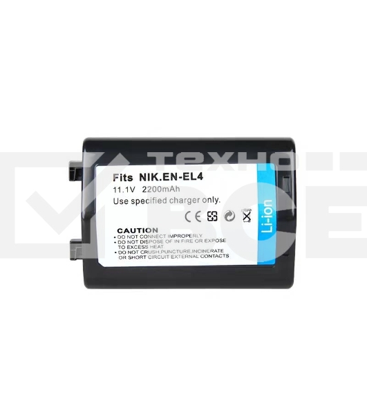 Аккумуляторная батарея для фотоаппарата Nikon D3 (EN-EL4) 11.1V 2200mAh