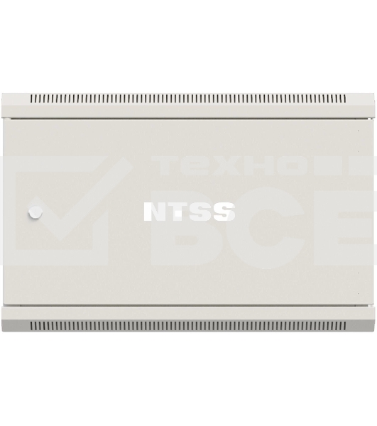 Шкаф коммутационный NTSS Премиум (NTSS-W9U6060FD) настенный 9U 570x600мм пер.дв.металл 60кг серый 500мм 22кг 220град. 500мм IP20 сталь