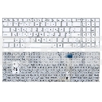 Клавиатура для ноутбука Asus X756 белый без рамки (горизонтальный Enter), фото3
