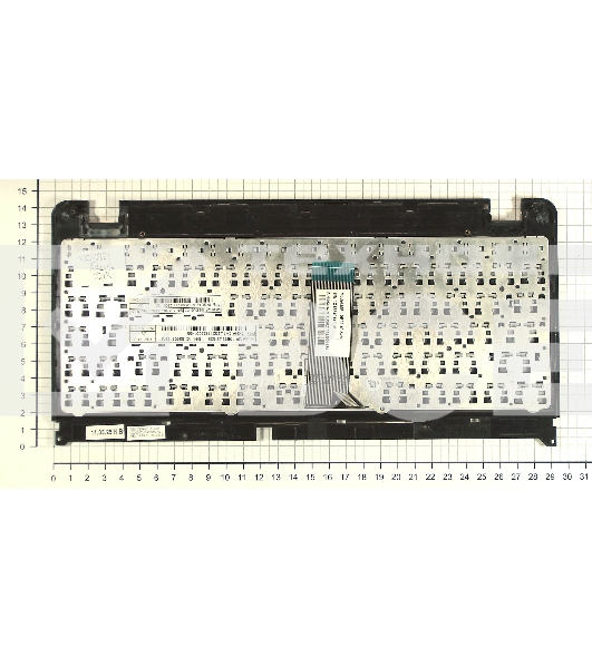 Клавиатура для ноутбука Asus Eee PC 1215 черная с рамкой