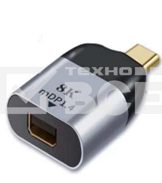 Переходник Type C папа на mini Display Port мама