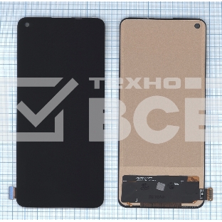 Дисплей для OnePlus Nord 2 в сборе с тачскрином TFT черный