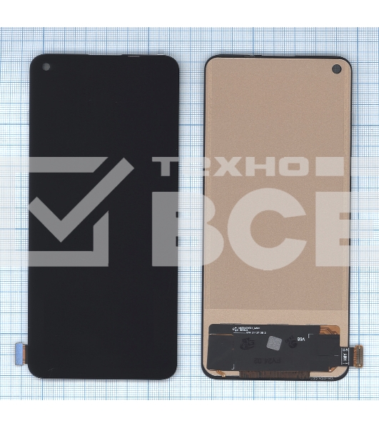 Дисплей для OnePlus Nord 2 в сборе с тачскрином TFT черный