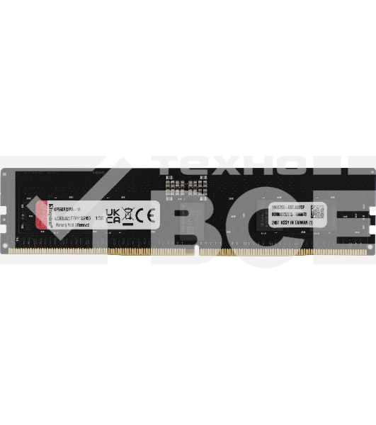 Оперативная память Kingston Fury Renegade Pro Black, DDR5, 16GB (1x16GB), 6000 MHz, CL32, ECC, RDIMM