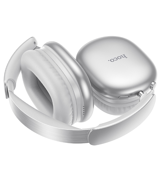 Полноразмерная гарнитура беспроводная Hoco W73, серебристый