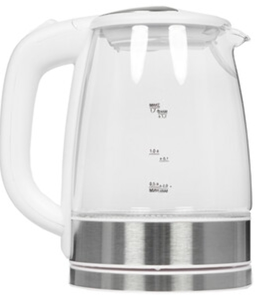 Чайник электрический Delta LUX DL-1204W белый