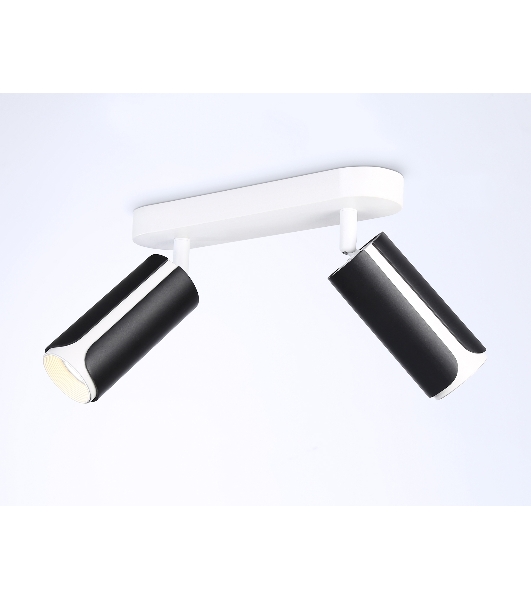 Светильник Ambrella light TN51598/2 BK/WH черный/белый GU10/2 260*60*195