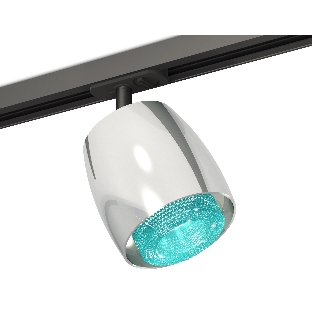 Светильник Ambrella light XT1143010 PSL/BL/SBK серебро полированное/голубой/черный песок MR16 GU5.3 (A2537, C1143, N7194)