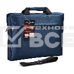 Сумка ExeGate EX205137RUS Start S15 Deep Blue, темно-синяя, полиэстер, для ноутбуков до 15.6