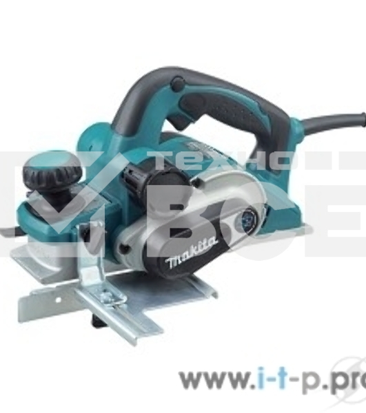 Рубанок Makita KP0810C Рубанок,{1050Вт,12000об\м,ширина-82мм,глуб-4мм,3.2кг,кор,парал упор}