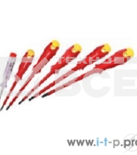 Набор STAYER PROFI ELECTRO 25145-H6_z01диэлектрические. тестер. 100-250В. Cr-V. 6шт