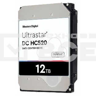 Жесткий диск Western Digital  Original SAS 3.0 12Tb HUH721212AL4204 Ultrastar DC HC520 4KN (7200rpm) 256Mb 3.5