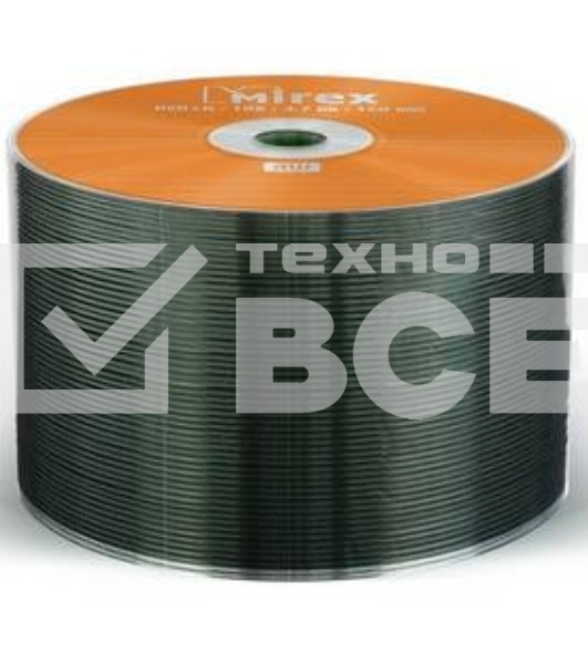 Диск DVD+R Mirex 4.7 Gb, 16x, Shrink (50), (50/500)