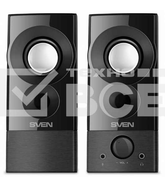 Колонки Sven 357, чёрный (6 Вт, питание USB)
