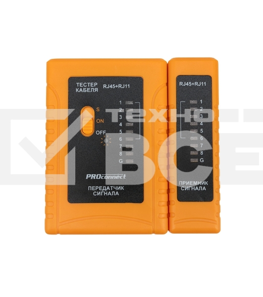 Тестер кабеля PROconnect RJ-45+RJ-11 468
