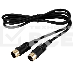 Шнур DIN 5 Pin - DIN 5 Pin, длина 1,5 метра (GOLD) Rexant, фото2