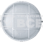Светильник Navigator ЛОН NBL-R2-100-E27/WH 1х100Вт E27 IP54 (аналог НПБ 1102 бел. круг с решеткой 100Вт), фото2